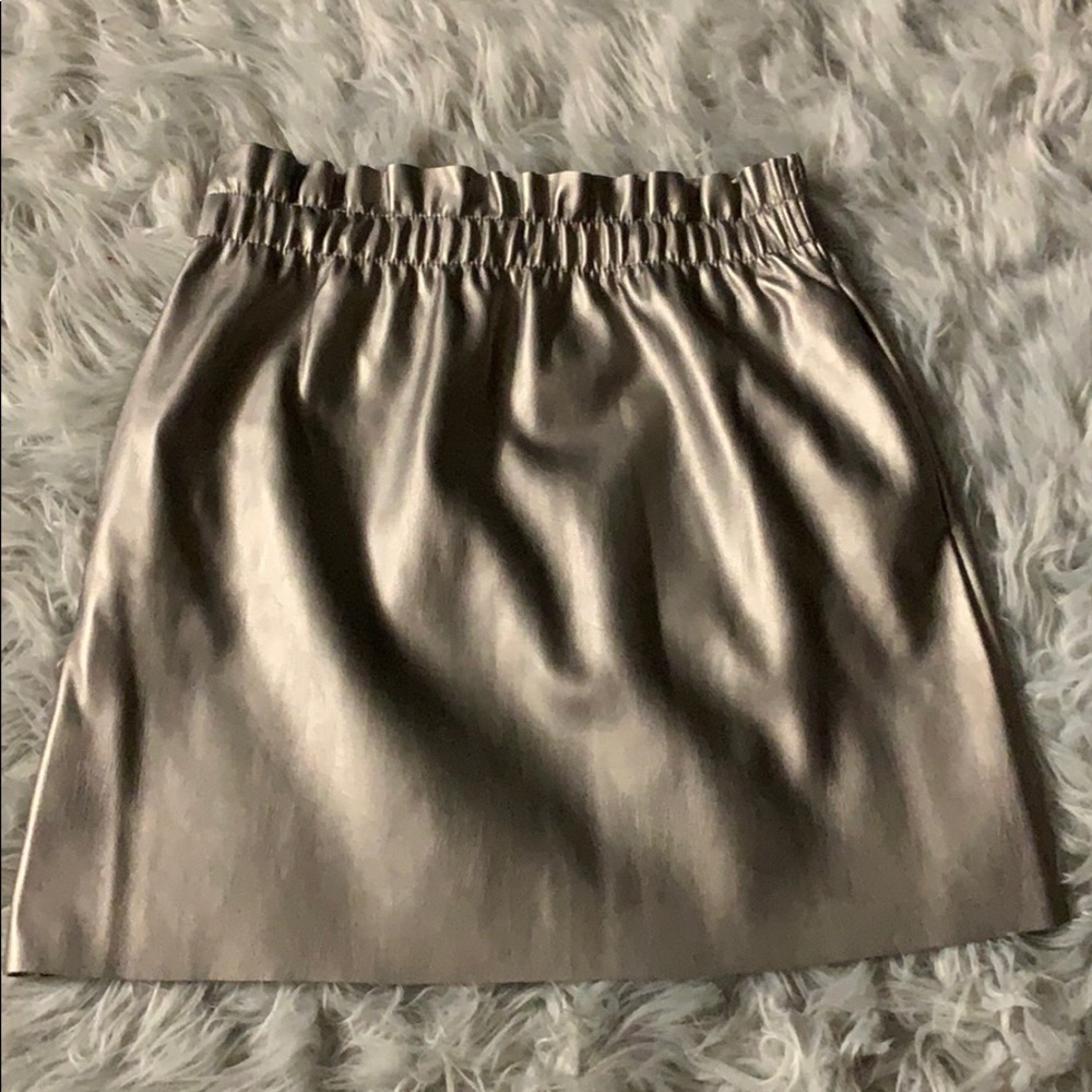 Brand new with tags gold Zara skirt